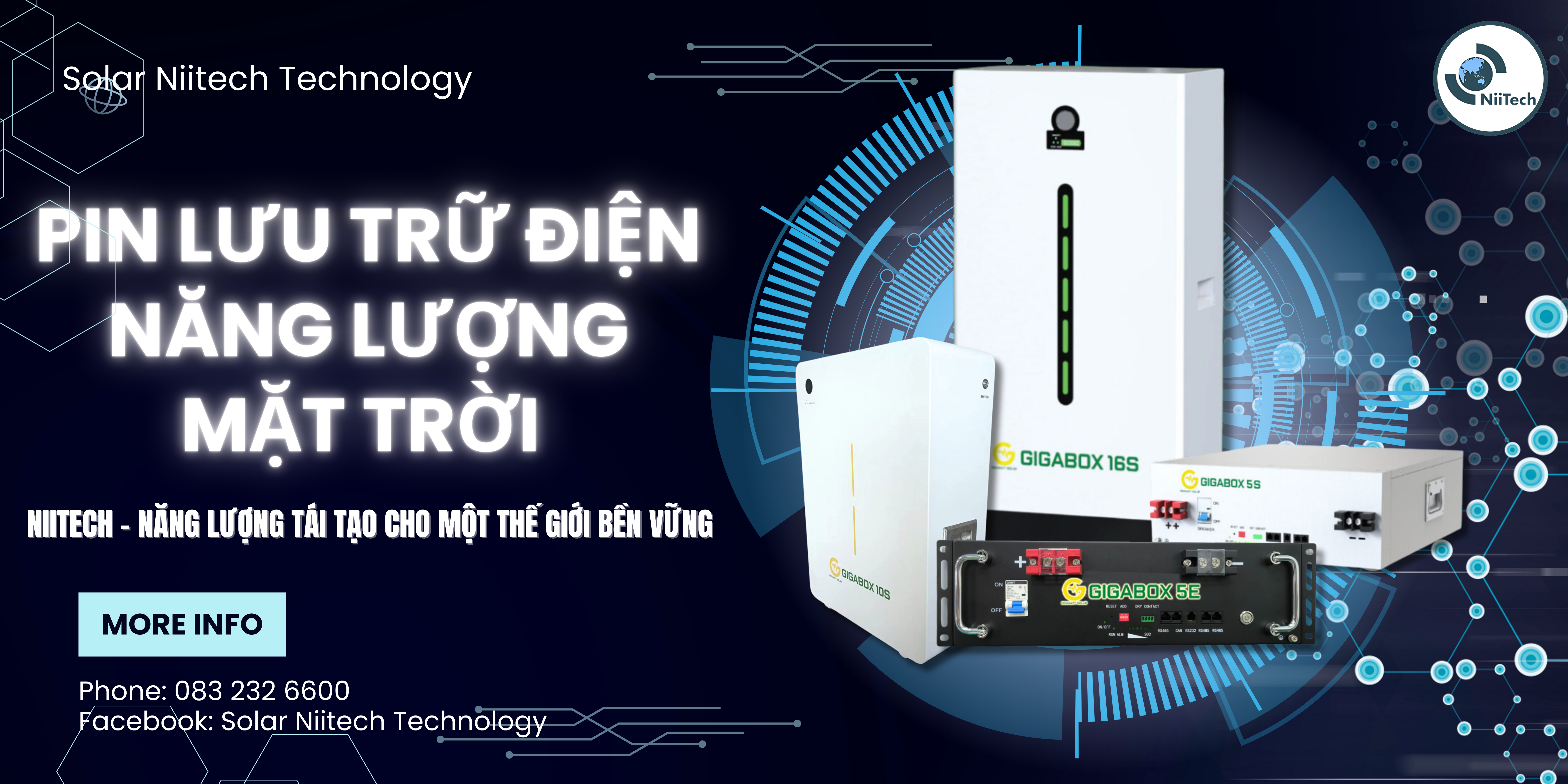 PIN LƯU TRỮ NĂNG LƯỢNG MẶT TRỜI