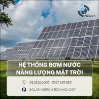 Hệ thống bơm nước năng lượng mặt trời 2HP