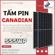 Pin mặt trời Canadian Solar 555W (CS6W-555MS)