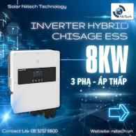  Inverter Hybrid Chisage Ess 8kw - 3 Pha - Áp thấp