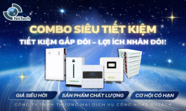 SIÊU ƯU ĐÃI COMBO ĐIỆN MẶT TRỜI – TIẾT KIỆM HẾT CỠ VỚI PIN LƯU TRỮ & INVERTER HYBRID GIÁ SỐC TẠI NIITECH