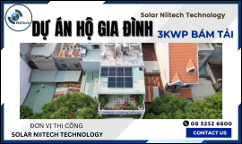 DỰ ÁN HỘ GIA ĐÌNH 3KWP BÁM TẢI