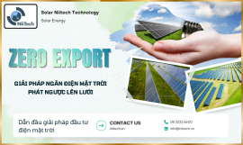 ZERO EXPORT - GIẢI PHÁP NGĂN ĐIỆN MẶT TRỜI PHÁT NGƯỢC LÊN LƯỚI 