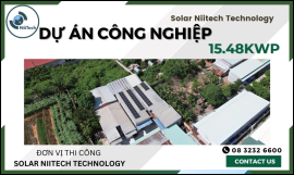 DỰ ÁN ĐIỆN MẶT TRỜI CÔNG NGHIỆP 15.48KWP 