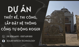 THIẾT KẾ, THI CÔNG, LẮP ĐẶT HỆ THÔNG CỔNG TỰ ĐỘNG ROGER